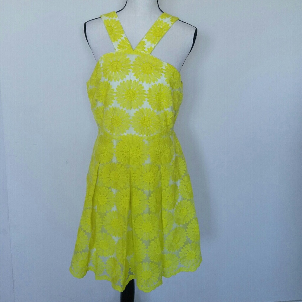 Daniel Cremieux Daisy Yellow Dress